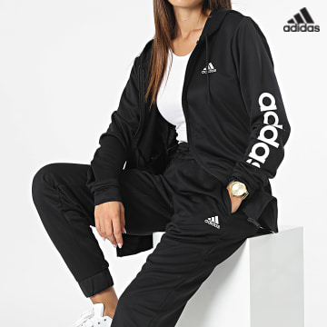 https://laboutiqueofficielle-res.cloudinary.com/image/upload/v1627638668/Desc/Watermark/adidas_performance.svg Adidas Sportswear - Ensemble De Survetement Femme Linear HZ2258 Noir