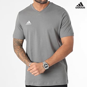 https://laboutiqueofficielle-res.cloudinary.com/image/upload/v1627638668/Desc/Watermark/adidas_performance.svg Adidas Sportswear - Tee Shirt Col V Ent22 HC0449 Gris