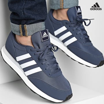 https://laboutiqueofficielle-res.cloudinary.com/image/upload/v1627638668/Desc/Watermark/adidas_performance.svg Adidas Sportswear - Baskets Run 60s HP2255 Shadow Navy Footwear White Core Black