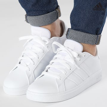 https://laboutiqueofficielle-res.cloudinary.com/image/upload/v1627638668/Desc/Watermark/adidas_performance.svg Adidas Sportswear - Baskets Femme Grand Court 2.0 FZ6158 Footwear White Grey One