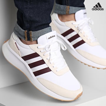 https://laboutiqueofficielle-res.cloudinary.com/image/upload/v1627638668/Desc/Watermark/adidas_performance.svg Adidas Sportswear - Baskets Run 70s IG1182 Footwear White Maroon Off White