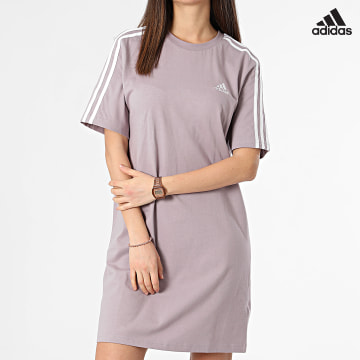 https://laboutiqueofficielle-res.cloudinary.com/image/upload/v1627638668/Desc/Watermark/adidas_performance.svg Adidas Sportswear - Robe Tee Shirt Femme IR6054 Violet