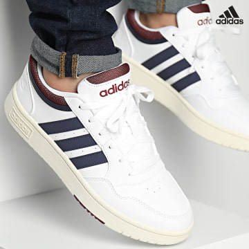 https://laboutiqueofficielle-res.cloudinary.com/image/upload/v1627638668/Desc/Watermark/adidas_performance.svg Adidas Sportswear - Baskets Hoops 3.0 HP7944 Footwear White Shadow Navy Shadow Red