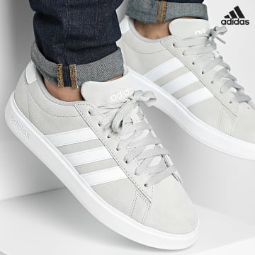 https://laboutiqueofficielle-res.cloudinary.com/image/upload/v1627638668/Desc/Watermark/adidas_performance.svg Adidas Sportswear - Baskets Grand Court 2.0 ID2970 Grey Two Footwear White