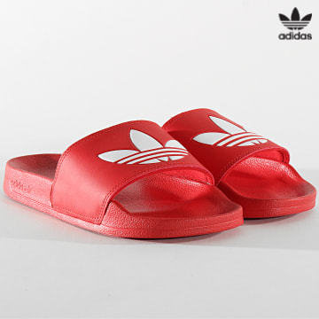 https://laboutiqueofficielle-res.cloudinary.com/image/upload/v1627646526/Desc/Watermark/3adidas_orginal.svg Adidas Originals - Claquettes Adilette Lite FU8296 Rouge