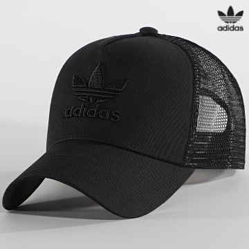 https://laboutiqueofficielle-res.cloudinary.com/image/upload/v1627646526/Desc/Watermark/3adidas_orginal.svg Adidas Originals - Casquette Trucker Trefoil DV0170 Noir