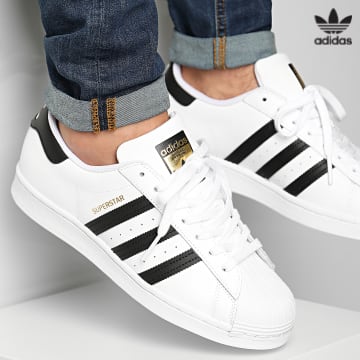 https://laboutiqueofficielle-res.cloudinary.com/image/upload/v1627646526/Desc/Watermark/3adidas_orginal.svg Adidas Originals - Baskets Superstar EG4958 Footwear White Core Black