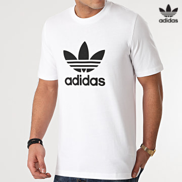 https://laboutiqueofficielle-res.cloudinary.com/image/upload/v1627646526/Desc/Watermark/3adidas_orginal.svg Adidas Originals - Tee Shirt Trefoil GN3463 Blanc