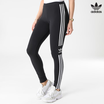 https://laboutiqueofficielle-res.cloudinary.com/image/upload/v1627646526/Desc/Watermark/3adidas_orginal.svg Adidas Originals - Legging Femme A Bandes Trefoil DV2636 Noir