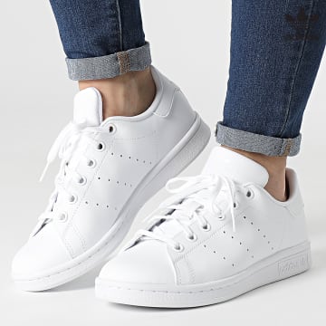 https://laboutiqueofficielle-res.cloudinary.com/image/upload/v1627646526/Desc/Watermark/3adidas_orginal.svg Adidas Originals - Baskets Femme Stan Smith FX7520 Cloud White