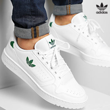 https://laboutiqueofficielle-res.cloudinary.com/image/upload/v1627646526/Desc/Watermark/3adidas_orginal.svg Adidas Originals - Baskets NY 90 GV8849 Footwear White Classic Green