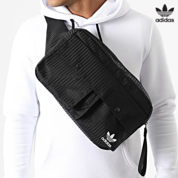 https://laboutiqueofficielle-res.cloudinary.com/image/upload/v1627646526/Desc/Watermark/3adidas_orginal.svg Adidas Originals - Sac Banane HD7021 Noir