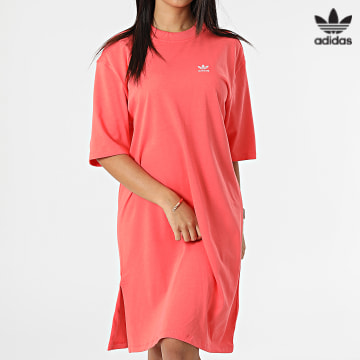 https://laboutiqueofficielle-res.cloudinary.com/image/upload/v1627646526/Desc/Watermark/3adidas_orginal.svg Adidas Originals - Robe Tee Shirt Femme HC2043 rose