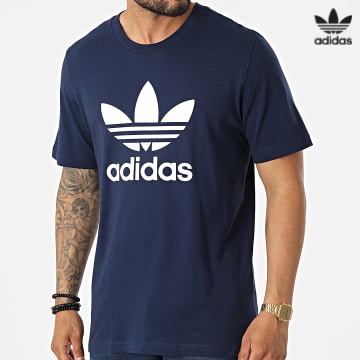 https://laboutiqueofficielle-res.cloudinary.com/image/upload/v1627646526/Desc/Watermark/3adidas_orginal.svg Adidas Originals - Tee Shirt Trefoil HK5226 Bleu Marine