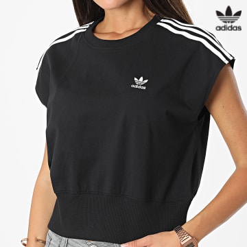 https://laboutiqueofficielle-res.cloudinary.com/image/upload/v1627646526/Desc/Watermark/3adidas_orginal.svg Adidas Originals - Tee Shirt Sans Manches Femme HM2110 Noir