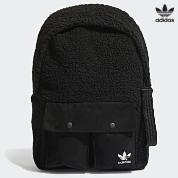 https://laboutiqueofficielle-res.cloudinary.com/image/upload/v1627646526/Desc/Watermark/3adidas_orginal.svg Adidas Originals - Sac A Dos Polaire HK0140 Noir