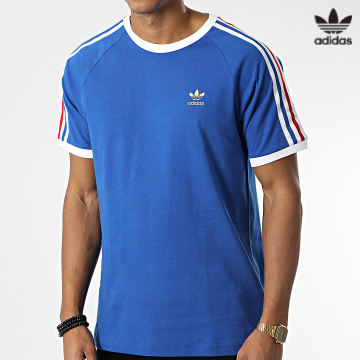 https://laboutiqueofficielle-res.cloudinary.com/image/upload/v1627646526/Desc/Watermark/3adidas_orginal.svg Adidas Originals - Tee Shirt A Bandes Nations HK7418 Bleu Roi Doré