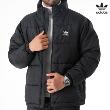 https://laboutiqueofficielle-res.cloudinary.com/image/upload/v1627646526/Desc/Watermark/3adidas_orginal.svg Adidas Originals - Doudoune Padded Essential Puffer HL9190 Noir