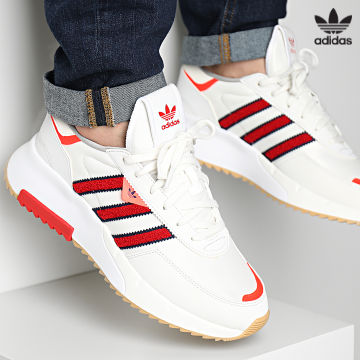 https://laboutiqueofficielle-res.cloudinary.com/image/upload/v1627646526/Desc/Watermark/3adidas_orginal.svg Adidas Originals - Baskets Retropy F2 HQ4359 Cloud White Better Scarlet Solar Red