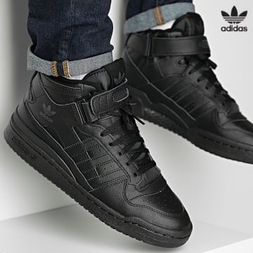 https://laboutiqueofficielle-res.cloudinary.com/image/upload/v1627646526/Desc/Watermark/3adidas_orginal.svg Adidas Originals - Baskets Forum Mid GV9767 Core Black