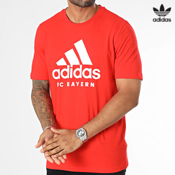 https://laboutiqueofficielle-res.cloudinary.com/image/upload/v1627646526/Desc/Watermark/3adidas_orginal.svg Adidas Originals - Tee Shirt Bayern Munich DNA HY3292 Rouge