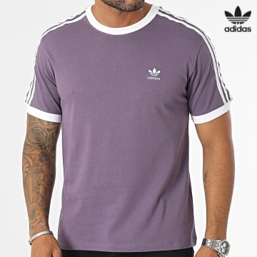 https://laboutiqueofficielle-res.cloudinary.com/image/upload/v1627646526/Desc/Watermark/3adidas_orginal.svg Adidas Originals - Tee Shirt A Bandes 3 Stripes IL3868 Violet