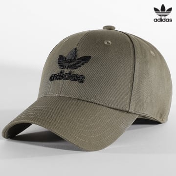 https://laboutiqueofficielle-res.cloudinary.com/image/upload/v1627646526/Desc/Watermark/3adidas_orginal.svg Adidas Originals - Casquette Baseball Classic IL4847 Vert Kaki