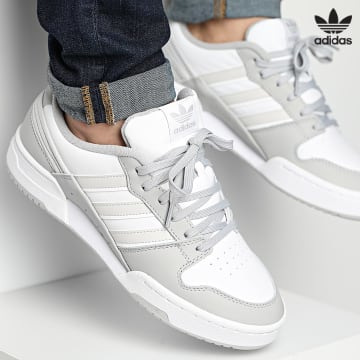 https://laboutiqueofficielle-res.cloudinary.com/image/upload/v1627646526/Desc/Watermark/3adidas_orginal.svg Adidas Originals - Baskets Team Court 2 IF1199 Footwear White Grey One Grey Two
