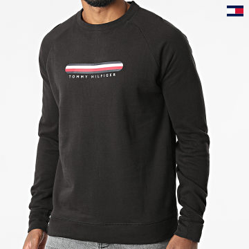 https://laboutiqueofficielle-res.cloudinary.com/image/upload/v1627647047/Desc/Watermark/5logo_tommyhilfiger_watermark.svg Tommy Hilfiger - Sweat Crewneck 2363 Noir