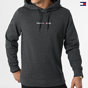 https://laboutiqueofficielle-res.cloudinary.com/image/upload/v1627647047/Desc/Watermark/5logo_tommyhilfiger_watermark.svg Tommy Jeans - Sweat Capuche Straight Logo 1632 Gris Anthracite