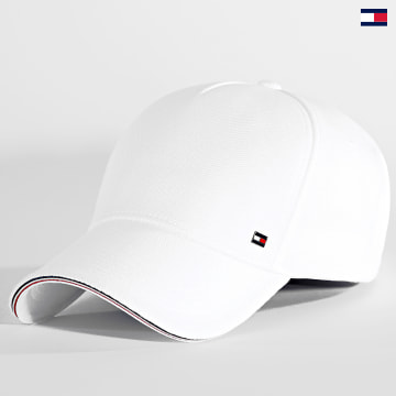 https://laboutiqueofficielle-res.cloudinary.com/image/upload/v1627647047/Desc/Watermark/5logo_tommyhilfiger_watermark.svg Tommy Hilfiger - Casquette Elevated Corporate 8613 Blanc