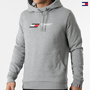 https://laboutiqueofficielle-res.cloudinary.com/image/upload/v1627647047/Desc/Watermark/5logo_tommyhilfiger_watermark.svg Tommy Sport - Sweat Capuche Essentials 2742 Gris Chiné