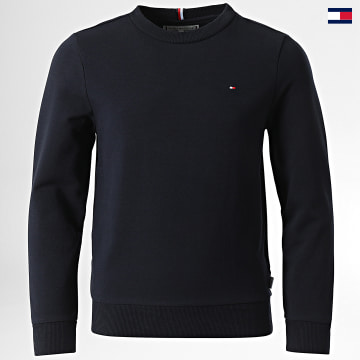 https://laboutiqueofficielle-res.cloudinary.com/image/upload/v1627647047/Desc/Watermark/5logo_tommyhilfiger_watermark.svg Tommy Hilfiger - Sweat Crewneck Enfant Solid 0234 Bleu Marine