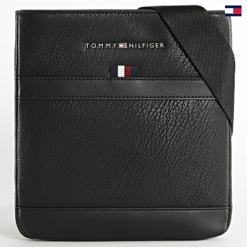 https://laboutiqueofficielle-res.cloudinary.com/image/upload/v1627647047/Desc/Watermark/5logo_tommyhilfiger_watermark.svg Tommy Hilfiger - Sacoche Transit PU 0304 Noir