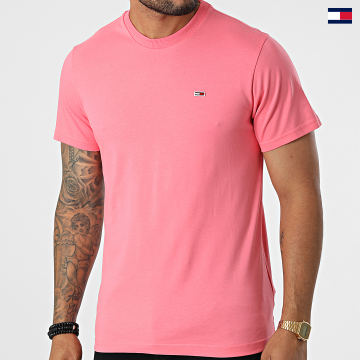 https://laboutiqueofficielle-res.cloudinary.com/image/upload/v1627647047/Desc/Watermark/5logo_tommyhilfiger_watermark.svg Tommy Jeans - Tee Shirt Classic Jersey 9598 Rose