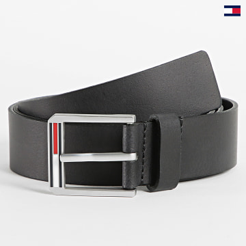 https://laboutiqueofficielle-res.cloudinary.com/image/upload/v1627647047/Desc/Watermark/5logo_tommyhilfiger_watermark.svg Tommy Jeans - Ceinture Essential Leather 0380 Noir