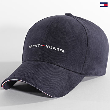 https://laboutiqueofficielle-res.cloudinary.com/image/upload/v1627647047/Desc/Watermark/5logo_tommyhilfiger_watermark.svg Tommy Hilfiger - Casquette TH Corporate 0536 Bleu Marine