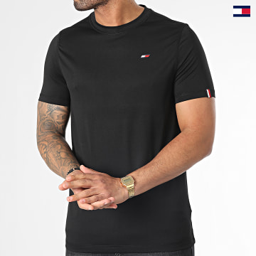 https://laboutiqueofficielle-res.cloudinary.com/image/upload/v1627647047/Desc/Watermark/5logo_tommyhilfiger_watermark.svg Tommy Sport - Tee Shirt Essentials Training 7936 Noir