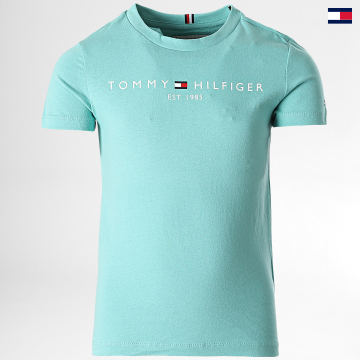 https://laboutiqueofficielle-res.cloudinary.com/image/upload/v1627647047/Desc/Watermark/5logo_tommyhilfiger_watermark.svg Tommy Hilfiger - Tee Shirt Enfant 0201 Turquoise