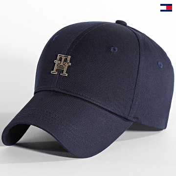 https://laboutiqueofficielle-res.cloudinary.com/image/upload/v1627647047/Desc/Watermark/5logo_tommyhilfiger_watermark.svg Tommy Hilfiger - Casquette Iconic Prep 4526 Bleu Marine