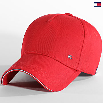 https://laboutiqueofficielle-res.cloudinary.com/image/upload/v1627647047/Desc/Watermark/5logo_tommyhilfiger_watermark.svg Tommy Hilfiger - Casquette Elevated Corporate 0864 Rouge