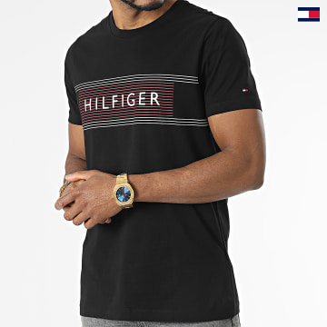 https://laboutiqueofficielle-res.cloudinary.com/image/upload/v1627647047/Desc/Watermark/5logo_tommyhilfiger_watermark.svg Tommy Hilfiger - Tee Shirt Brand Love Chest 0035 Noir