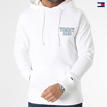 https://laboutiqueofficielle-res.cloudinary.com/image/upload/v1627647047/Desc/Watermark/5logo_tommyhilfiger_watermark.svg Tommy Jeans - Sweat Capuche Entry Graphic 6365 Blanc