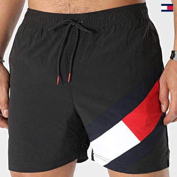https://laboutiqueofficielle-res.cloudinary.com/image/upload/v1627647047/Desc/Watermark/5logo_tommyhilfiger_watermark.svg Tommy Hilfiger - Short De Bain Medium Drawstring 2048 Noir