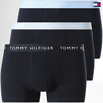 https://laboutiqueofficielle-res.cloudinary.com/image/upload/v1627647047/Desc/Watermark/5logo_tommyhilfiger_watermark.svg Tommy Hilfiger - Lot De 3 Boxers Recycled Essentials 2324 Bleu Marine
