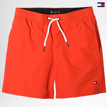 https://laboutiqueofficielle-res.cloudinary.com/image/upload/v1627647047/Desc/Watermark/5logo_tommyhilfiger_watermark.svg Tommy Hilfiger - Short De Bain Enfant 0482 Orange