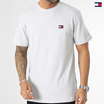 https://laboutiqueofficielle-res.cloudinary.com/image/upload/v1627647047/Desc/Watermark/5logo_tommyhilfiger_watermark.svg Tommy Jeans - Tee Shirt Oversize Large Classic Tommy 6320 Gris Chiné