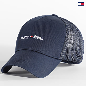 https://laboutiqueofficielle-res.cloudinary.com/image/upload/v1627647047/Desc/Watermark/5logo_tommyhilfiger_watermark.svg Tommy Jeans - Casquette Trucker Sport 1186 Bleu Marine