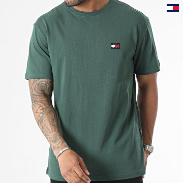 https://laboutiqueofficielle-res.cloudinary.com/image/upload/v1627647047/Desc/Watermark/5logo_tommyhilfiger_watermark.svg Tommy Jeans - Tee Shirt Large Classic Tommy 6320 Vert