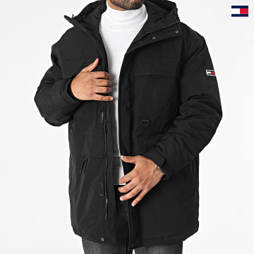 https://laboutiqueofficielle-res.cloudinary.com/image/upload/v1627647047/Desc/Watermark/5logo_tommyhilfiger_watermark.svg Tommy Jeans - Parka Capuche Tech Parka 7227 Noir